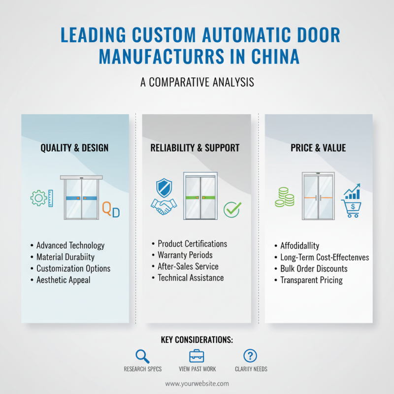 Explore the Best Custom China Automatic Door Manufacturer Options?