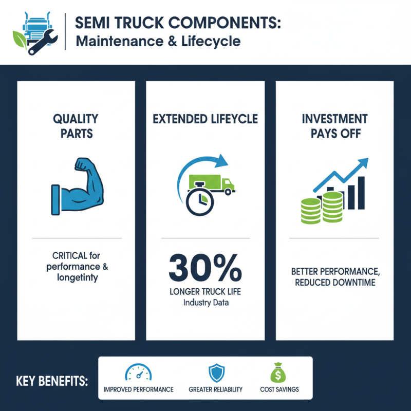 Why Are Quality Semi Truck Parts Essential for Your Fleet?