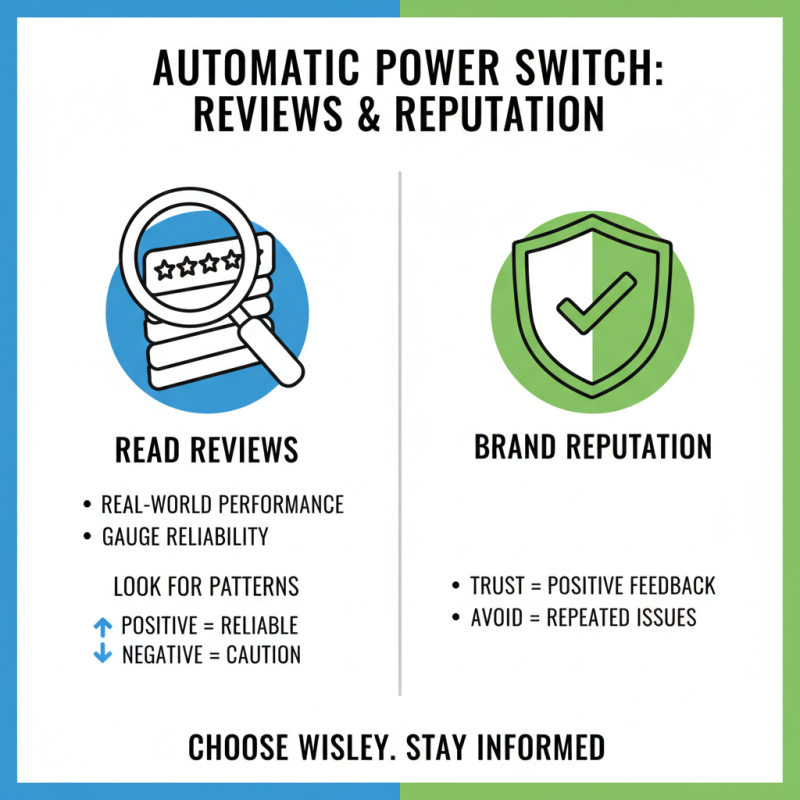 How to Choose the Best Automatic Power Switch for Your Needs?