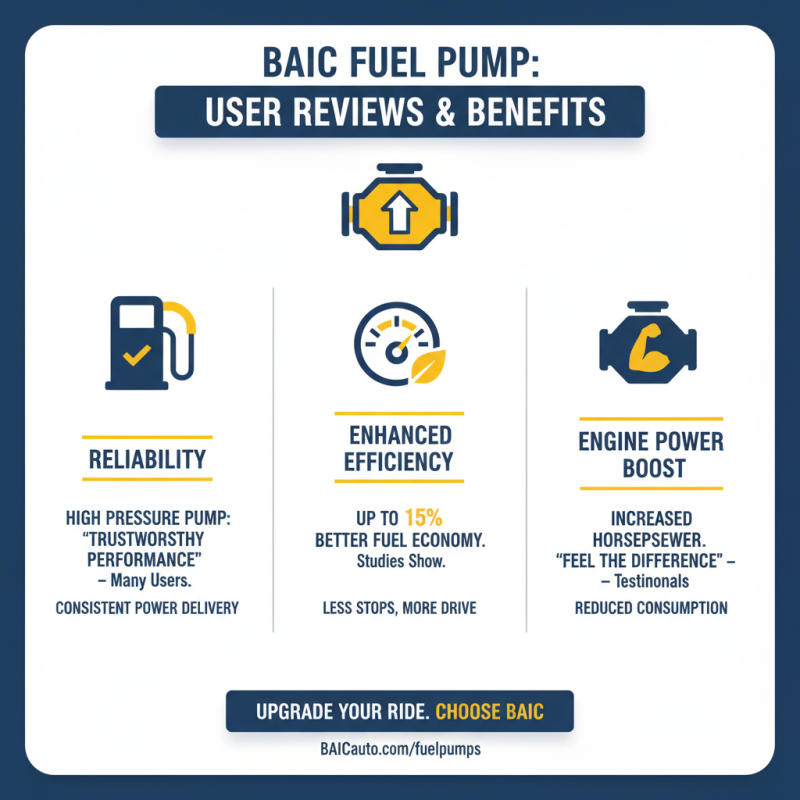 Top Benefits of Using Baic Fuel Pump for Your Vehicle?