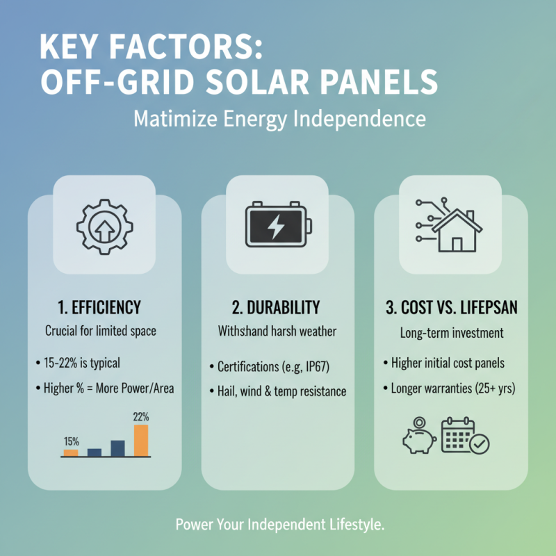 Off Grid Solar Panels Tips for Maximum Energy Independence?