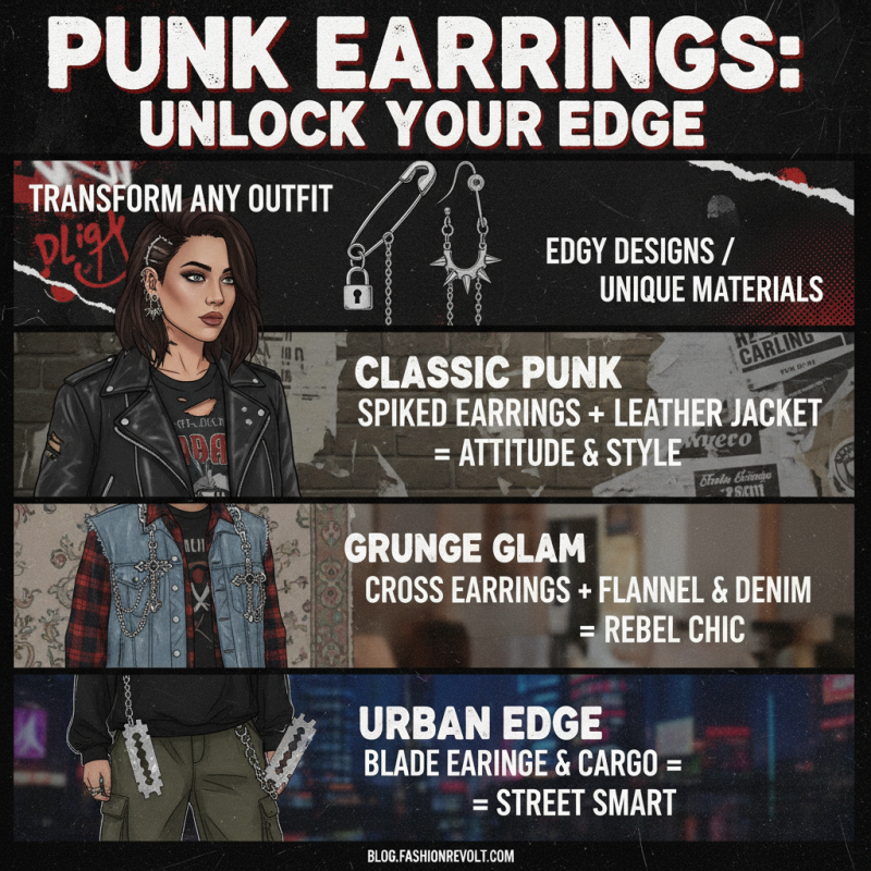 What is Punk Style Earrings and How to Choose Them?
