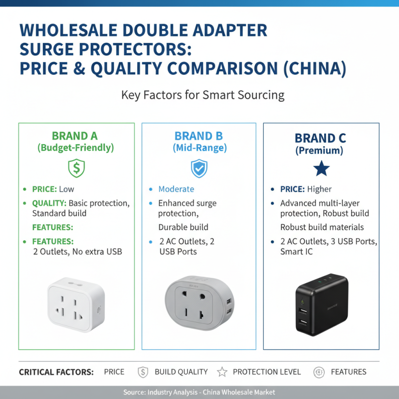 Top 10 Wholesale Cheap Double Adapter Surge Protectors in China?