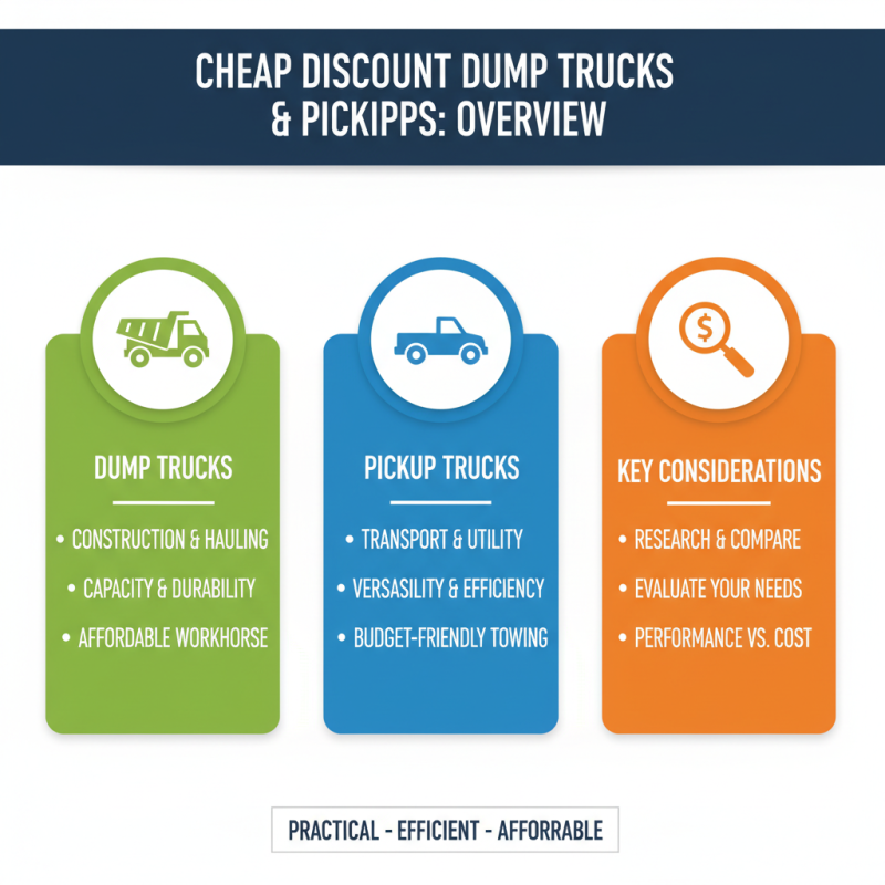 2026 Best Cheap Discount Dump Truck Pickup Products to Consider?