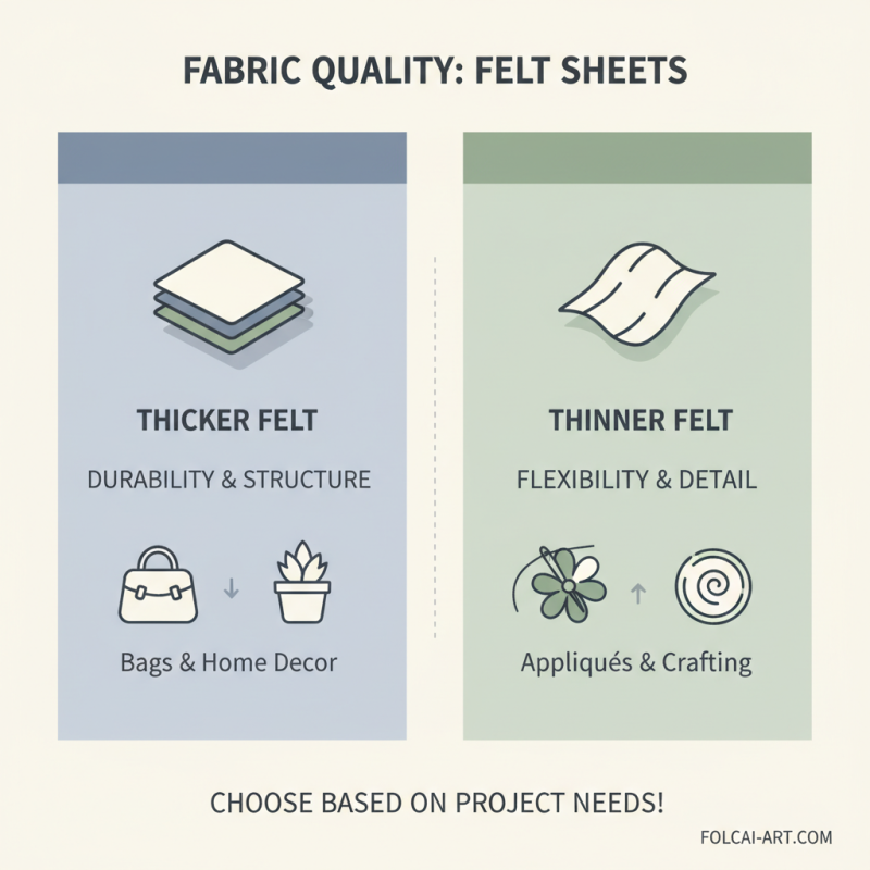 Top Tips for Choosing Color Felt Fabric Sheets for Your Projects?