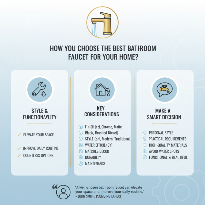 How to Choose the Best Bathroom Faucet for Your Home?