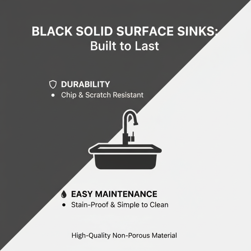 Why Choose a Black Solid Surface Sink for Your Home?