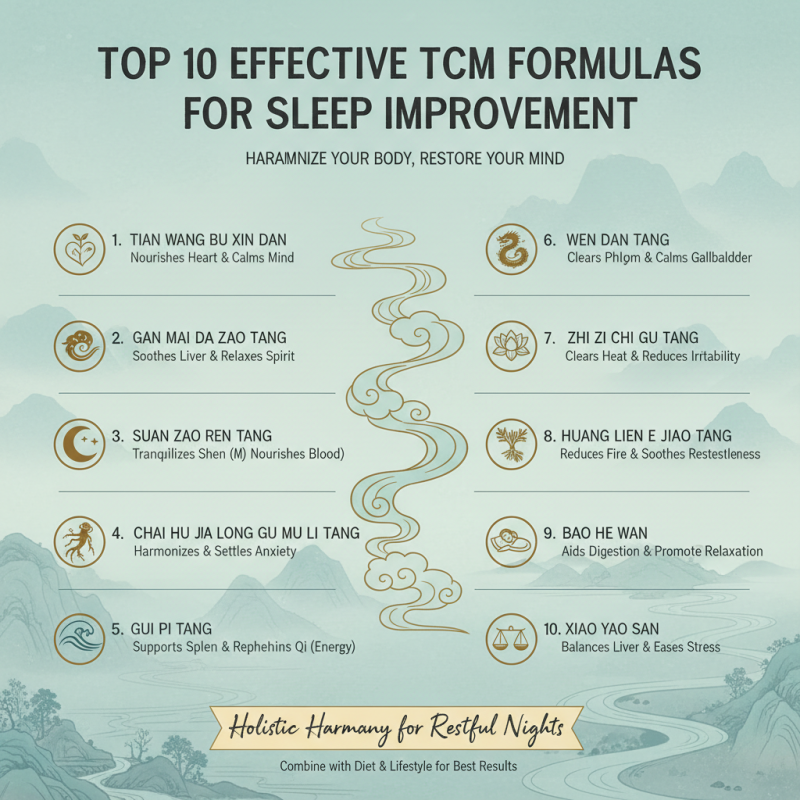Top 10 Best TCM Formulas for Sleep and Insomnia Solutions?
