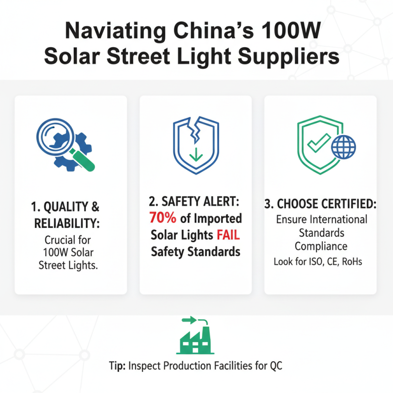 Top 10 Tips for Choosing China Wholesale 100w Solar Street Light Solutions?