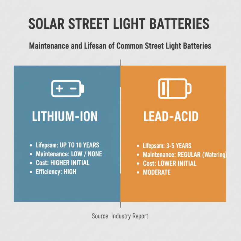 Best Solar Street Light Battery Options for Global Buyers?