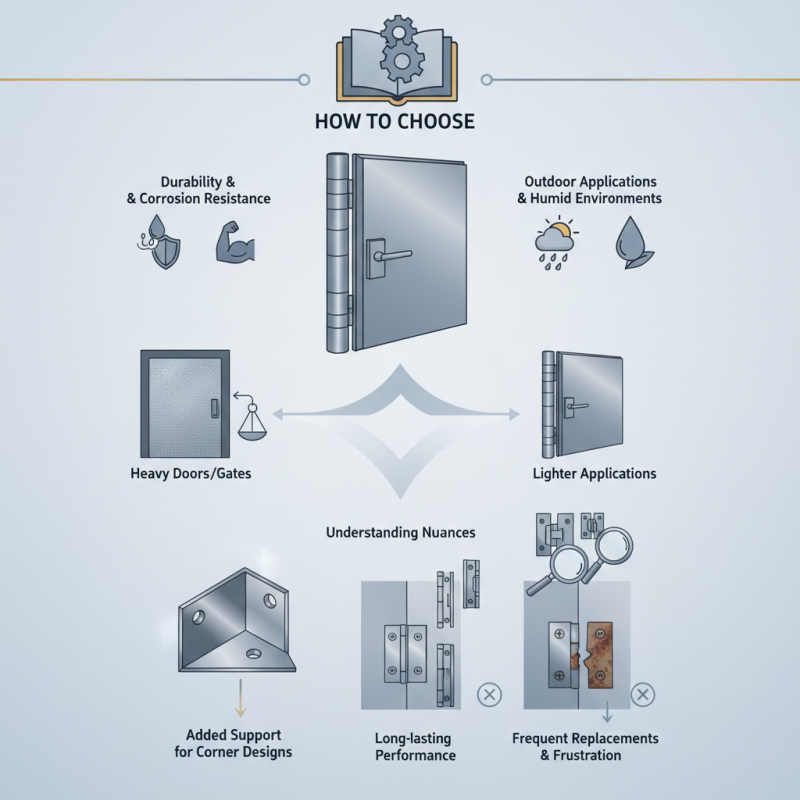 How to Choose the Best Stainless Steel Hinge for Your Needs?