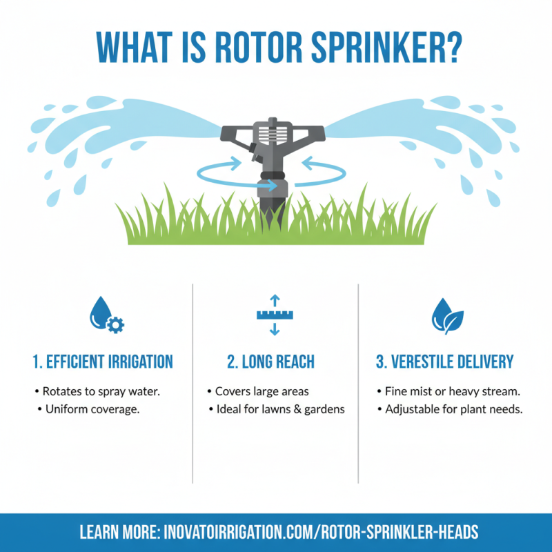 What is Rotor Sprinkler and How Does It Work?