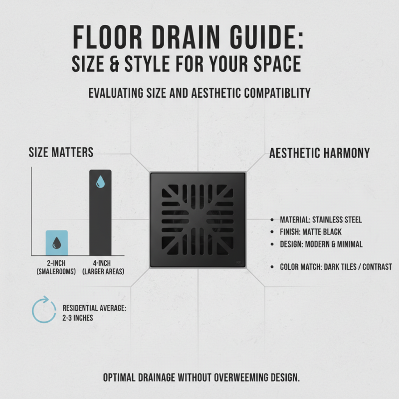 How to Choose the Best Stainless Steel Matte Black Floor Drain?