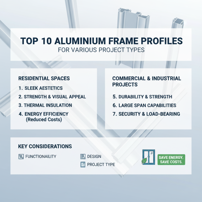 Top 10 Best China Wholesale Aluminium Frames Profiles for Your Projects?