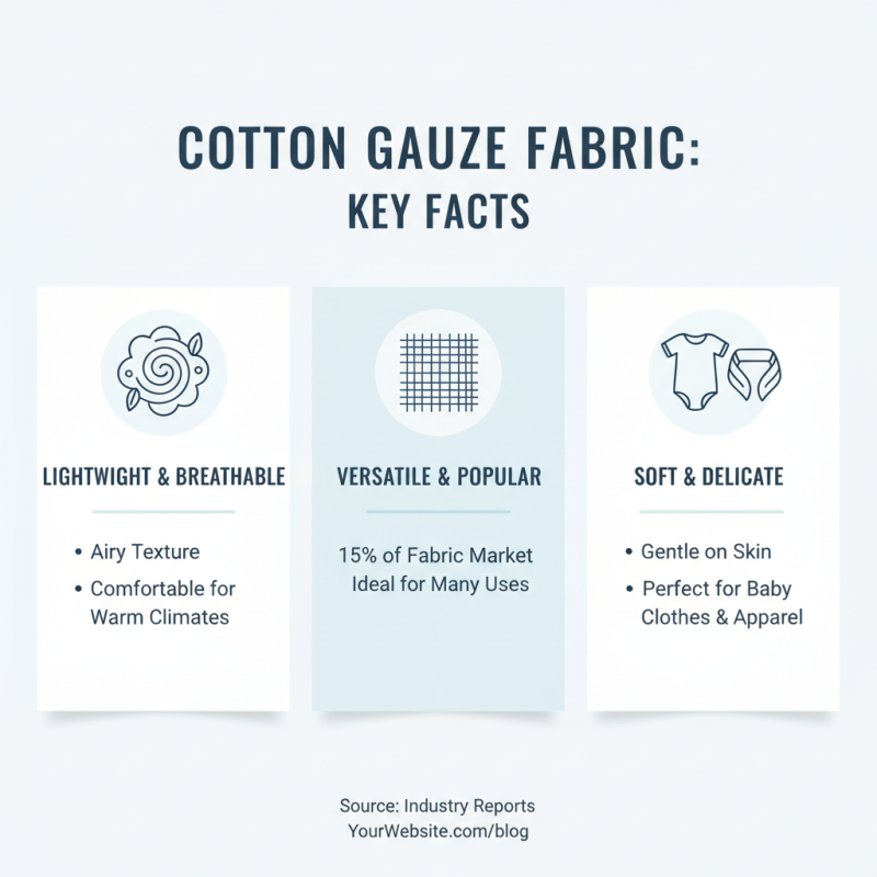 How to Choose the Best Cotton Gauze Fabric for Your Needs?