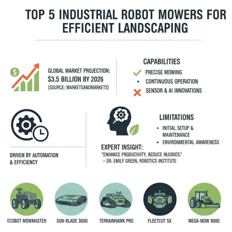 Top 5 Industrial Robot Mowers for Efficient Landscaping?