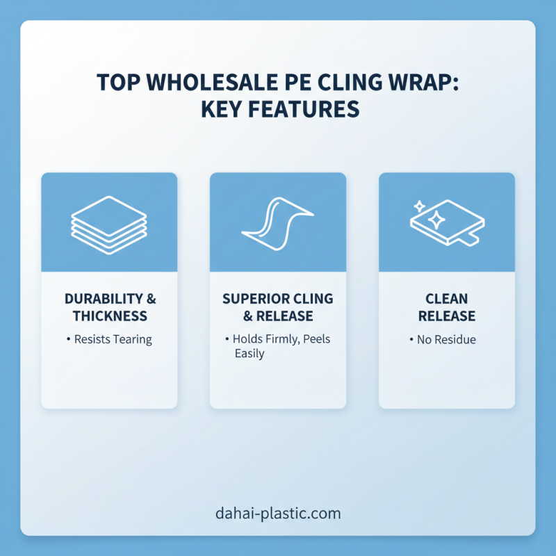 Top Wholesale China Pe Cling Wrap Options for Your Business Needs?