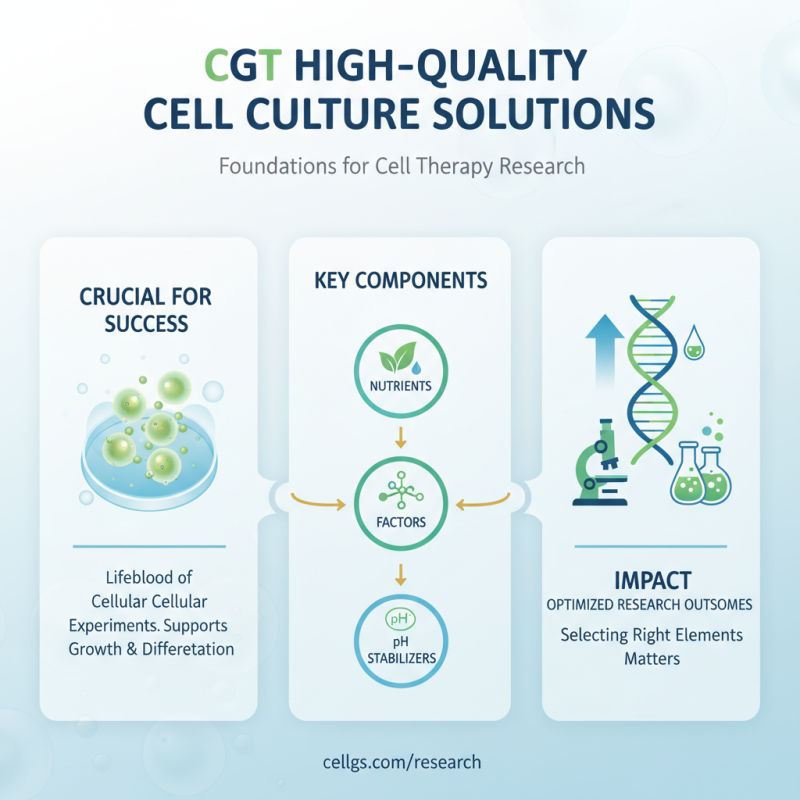 How to Choose the Best CGT High-Quality Cell Culture Solutions Suppliers?