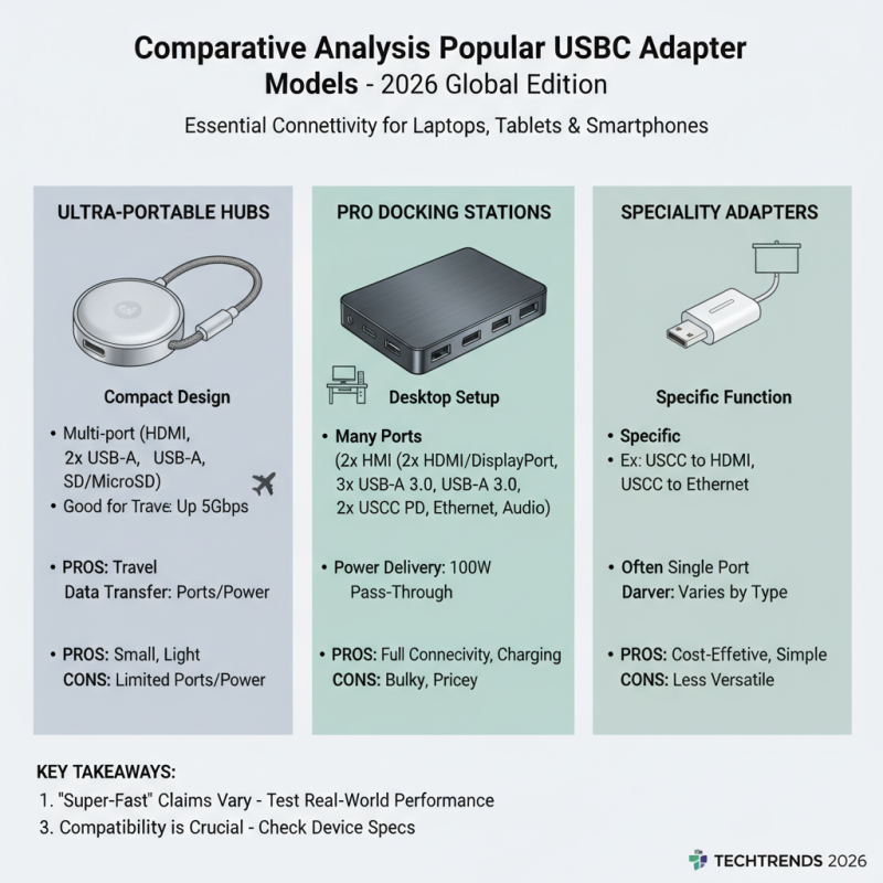 Top Adapter Usbc Options for Global Buyers in 2026?