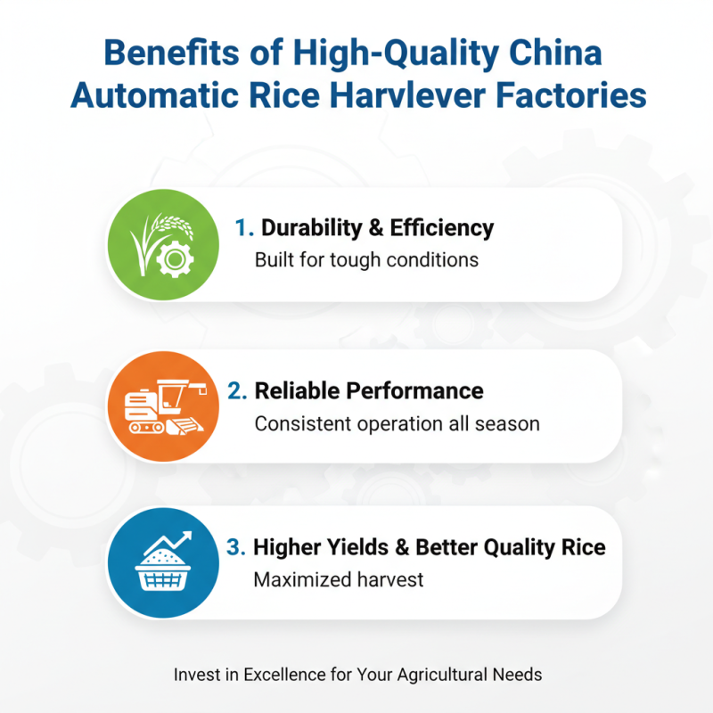 Why Choose High-Quality China Automatic Rice Harvester Factories for Your Needs?