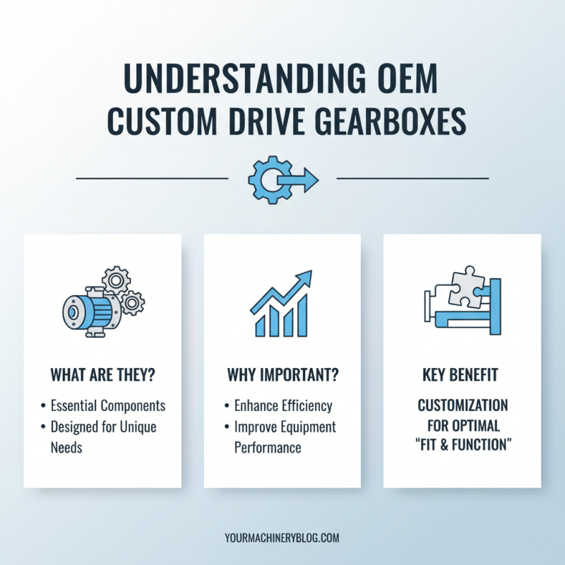 Why Choose an OEM Custom Drive Gearbox Supplier for Your Business Needs?