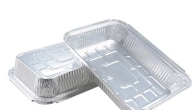 BRC Certified 37.2oz1100ml 9.17x6.81 Aluminum Foil Tray for Large Pasta Bake & Catering Rice Dish (3).jpg