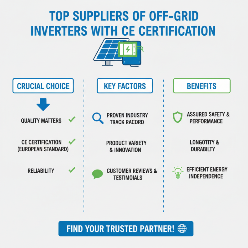 What is the Best Off Grid Inverter Supplier for CE Certification?