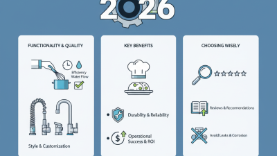 De beste professionele keukenkranen om uw bedrijf in 2026 naar een hoger niveau te tillen?