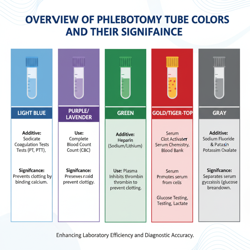 Top 10 Phlebotomy Tube Colors and Their Tests Explained