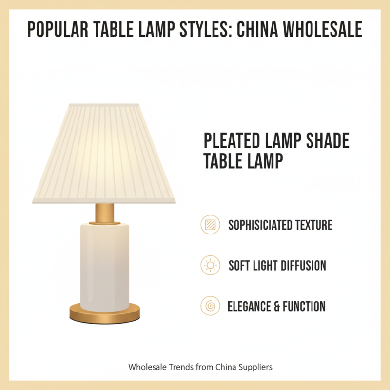 Top 10 China Wholesale Table Lamp Designs for Modern Interiors?