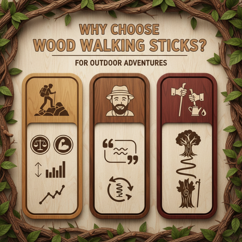Why Choose Wood Walking Sticks for Outdoor Adventures?