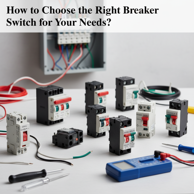 How to Choose the Right Breaker Switch for Your Needs?