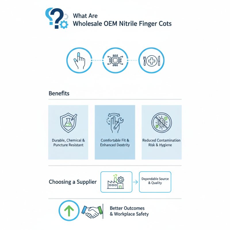 What is Wholesale OEM Nitrile Finger Cots and Their Benefits?