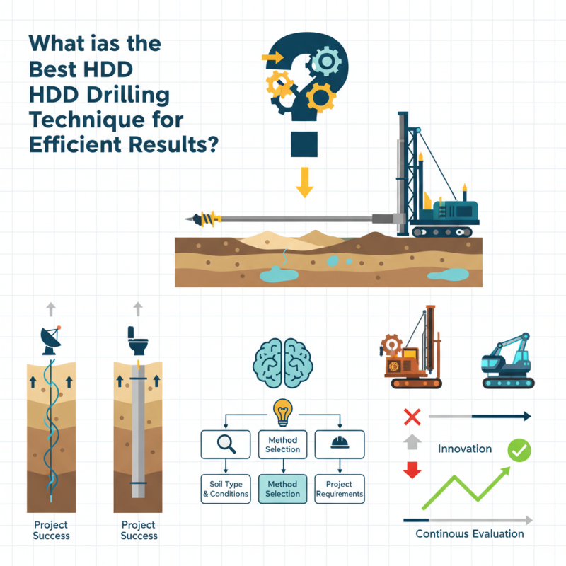 What is the Best HDD Drilling Technique for Efficient Results?