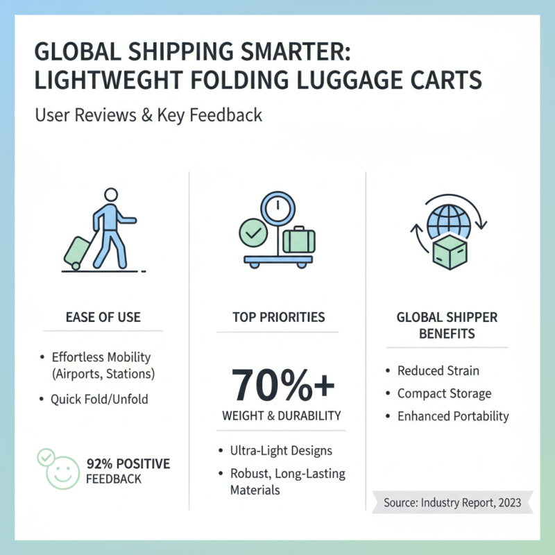 Best Lightweight Folding Luggage Cart for Global Shippers?