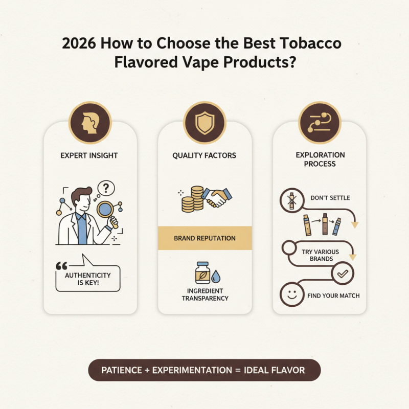 2026 How to Choose the Best Tobacco Flavored Vape Products?