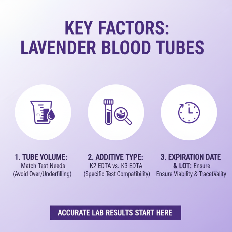 Essential Tips for Choosing the Right Lavender Blood Tube?
