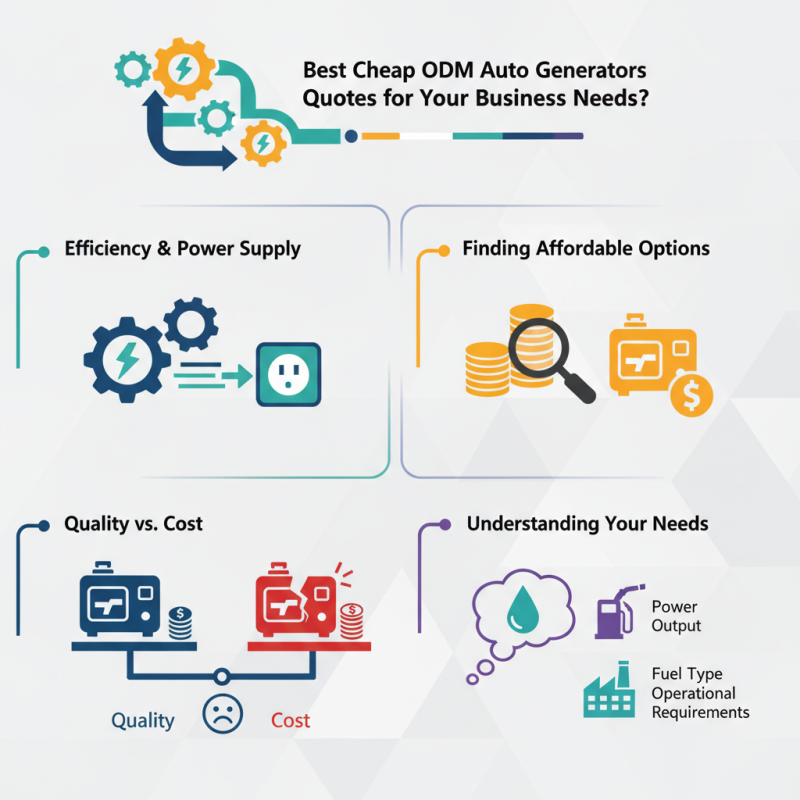 Best Cheap ODM Auto Generators Quotes for Your Business Needs?