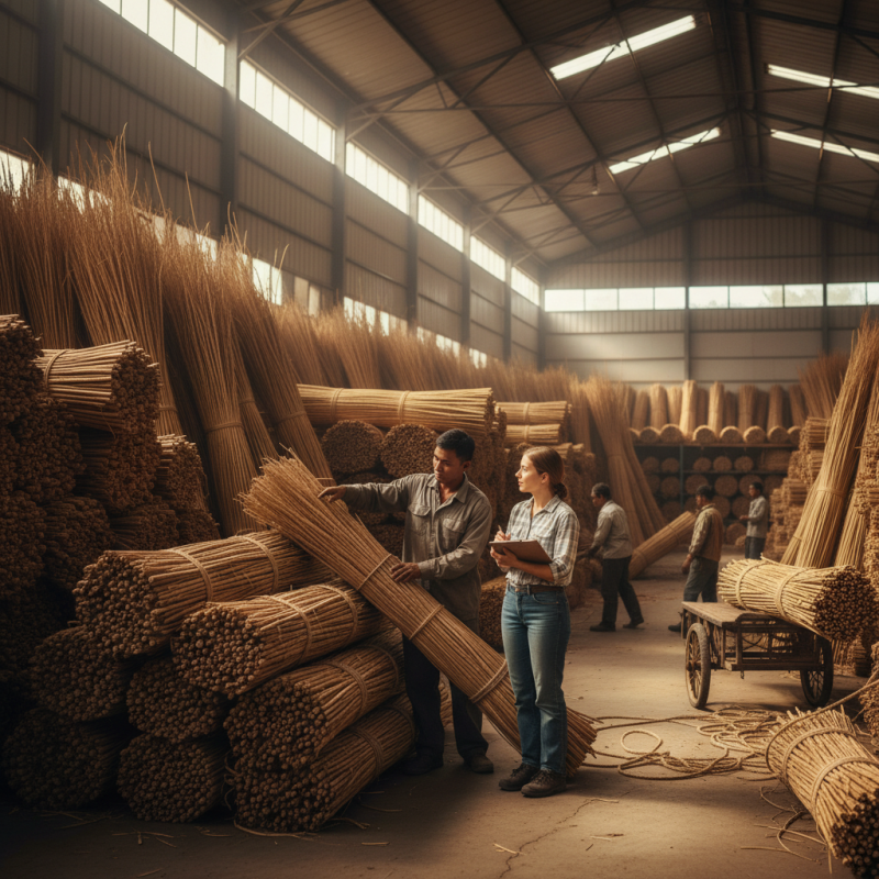 How to Source Big Size Rattan Sticks for Your Business?