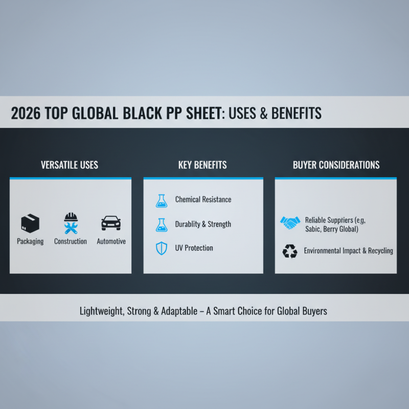 2026 Top Black PP Sheet Uses and Benefits for Global Buyers?