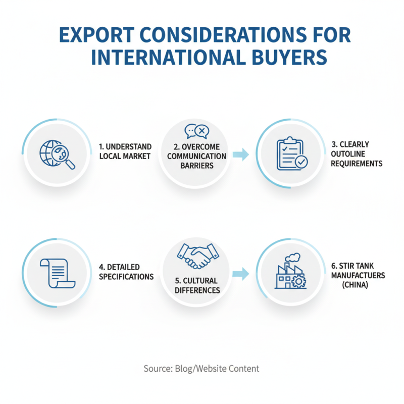 Top Stir Tank Manufacturers in China for Global Buyers?