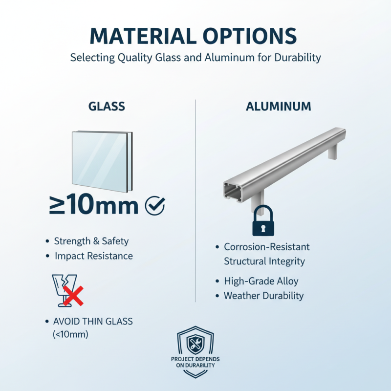 How to Choose Topless Glass Aluminum Railing for Your Project?