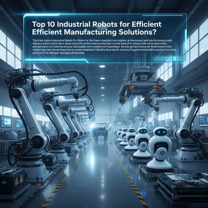 Top 10 Industrial Robots for Efficient Manufacturing Solutions?