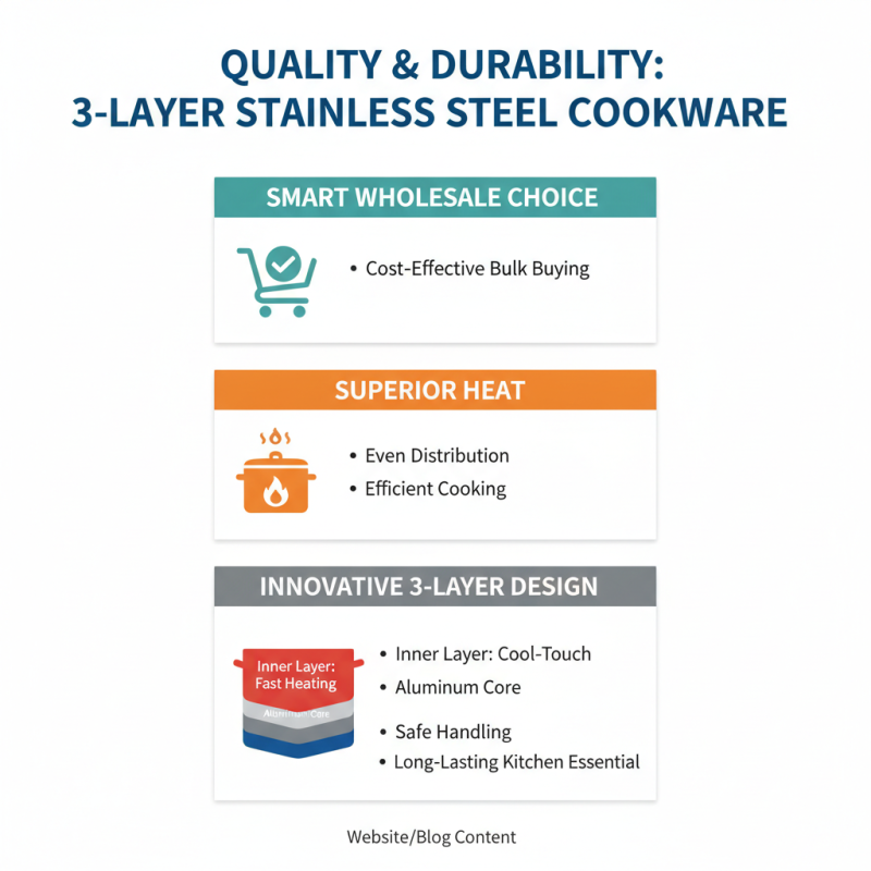 Why Choose Wholesale Buy for 3 Layer Stainless Steel Cookware Service?