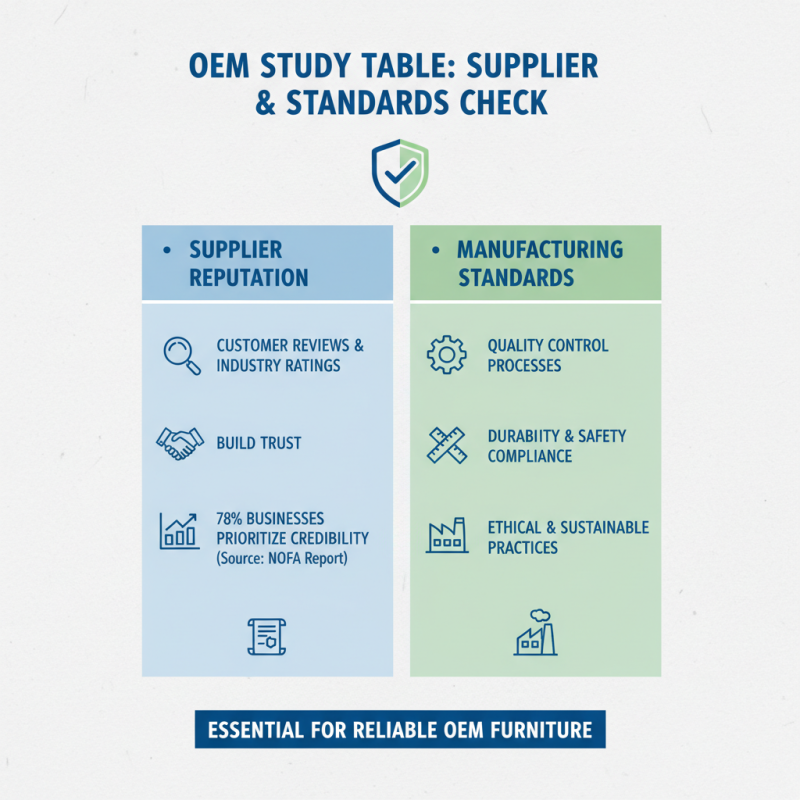 How to Choose a High-Quality OEM Study Table for Your Company