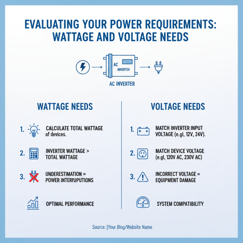 How to Choose the Right AC Inverter for Your Needs?