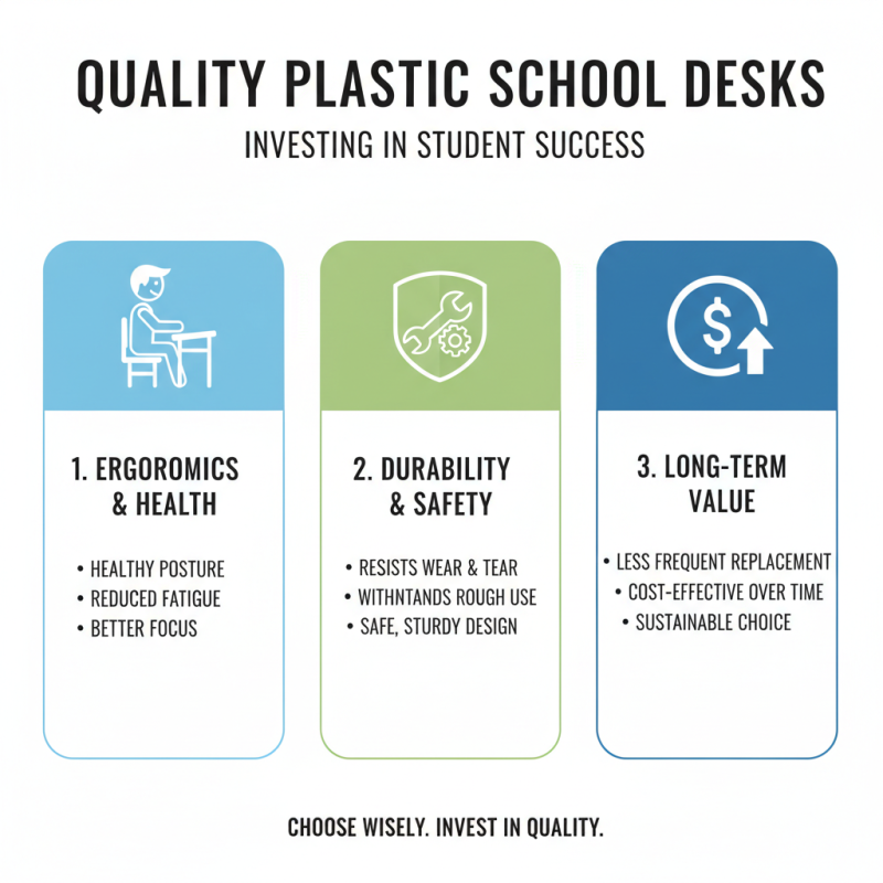 How to Choose the Best Plastic School Desk for Global Buyers?