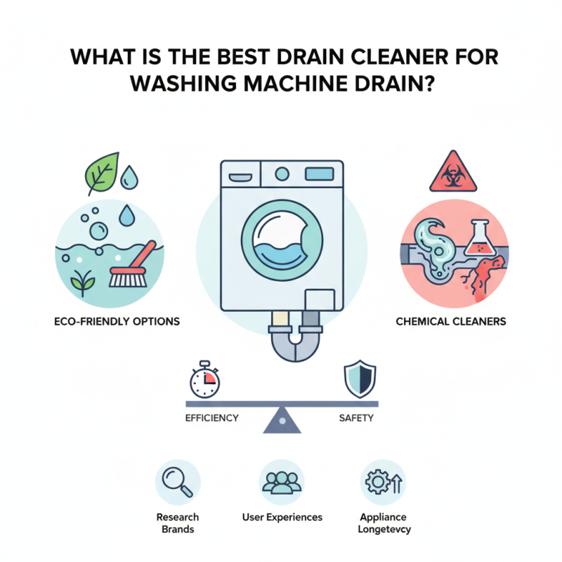 What is the Best Drain Cleaner for Washing Machine Drain?
