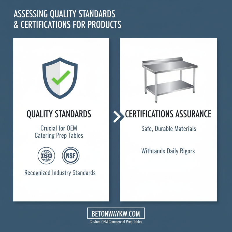 How to Choose the Right OEM Custom Catering Prep Table Manufacturers?