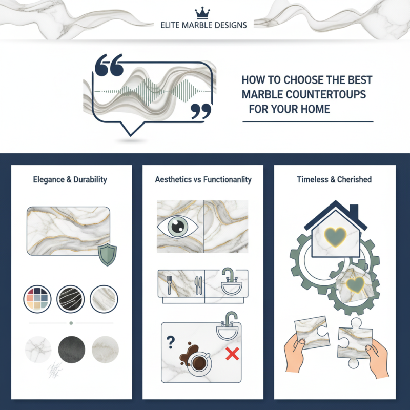 How to Choose the Best Marble Countertops for Your Home?